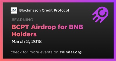 BCPT Airdrop for BNB Holders