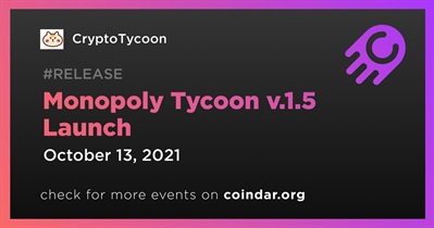 Lançamento do Monopoly Tycoon v.1.5