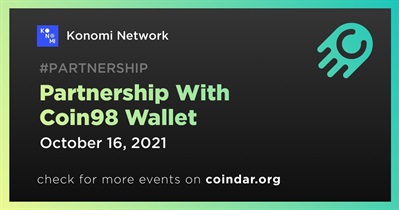 Colaboración con Coin98 Wallet