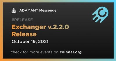 Lanzamiento de Exchanger v.2.2.0