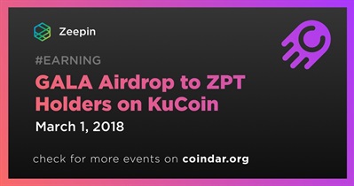 GALA Airdrop to ZPT Holders on KuCoin