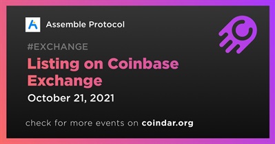 Listing on Coinbase Exchange