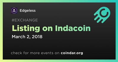 Listing on Indacoin