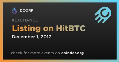 HitBTC पर लिस्टिंग