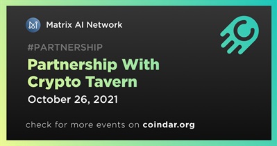 Partnership With Crypto Tavern