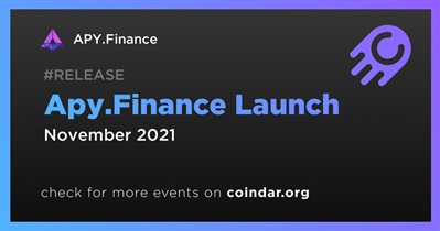 Apy.Finance Launch