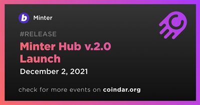 Lançamento do Minter Hub v.2.0