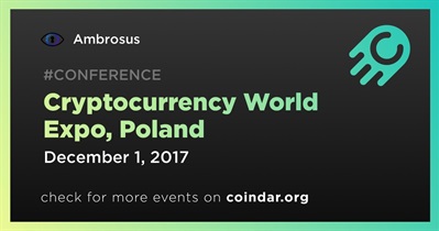 Cryptocurrency World Expo, Polonya