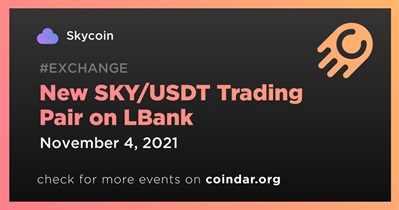 New SKY/USDT Trading Pair on LBank