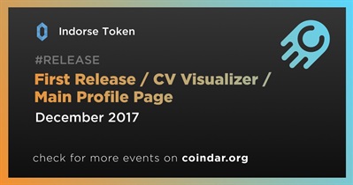 Primer lanzamiento / Visualizador de CV / Página de perfil principal