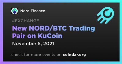 KuCoin&#39;de Yeni NORD/BTC Ticaret Çifti