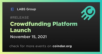 Lançamento da Plataforma de Crowdfunding