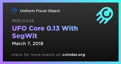 UFO Core 0.13 với SegWit