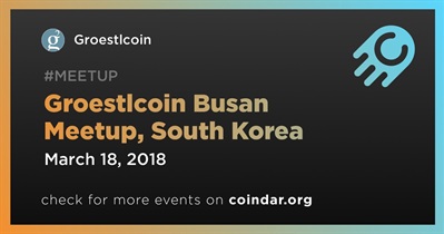 Groestlcoin Busan Meetup, Coreia do Sul