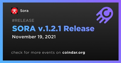 SORA v.1.2.1 Release