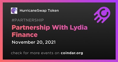 Partnership With Lydia Finance