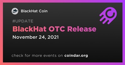 Lançamento OTC da BlackHat