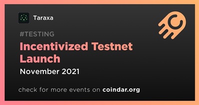 Incentivized Testnet Launch