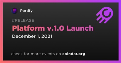 Lançamento da plataforma v.1.0