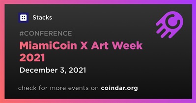 MiamiCoin X Art Week 2021