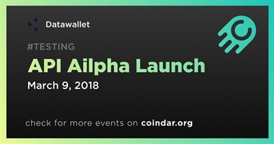 API Ailpha Launch