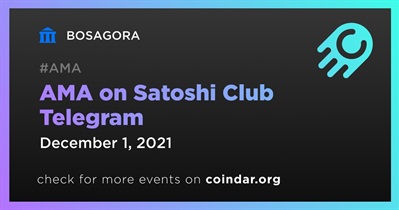 Satoshi Club Telegram'deki AMA etkinliği