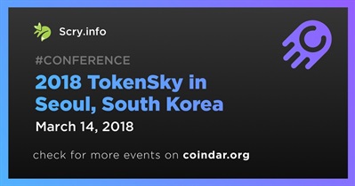 2018 TokenSky en Seúl, Corea del Sur
