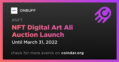Lanzamiento de la subasta NFT Digital Art Ali