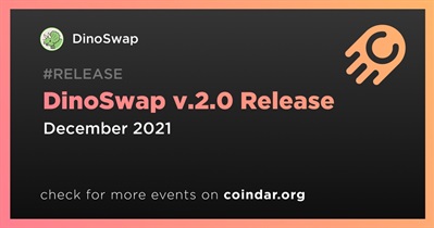 DinoSwap v.2.0 रिलीज