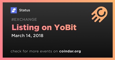 YoBit पर लिस्टिंग