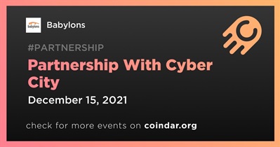 Partnership With Cyber City