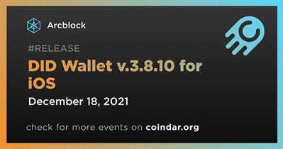 iOS için DID Wallet v.3.8.10