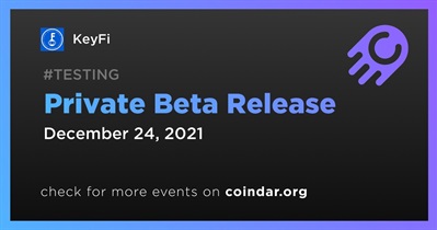 Private Beta Release