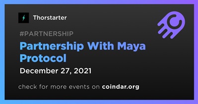 Partnership With Maya Protocol