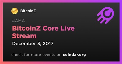 Transmisión en vivo de BitcoinZ Core
