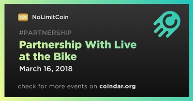 Partnership With Live at the Bike