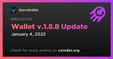 Cập nhật Wallet v.1.8.8