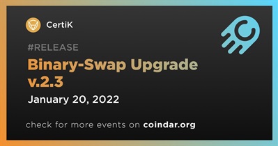 Binary-Swap Upgrade v.2.3