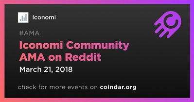 Reddit पर Iconomi समुदाय AMA