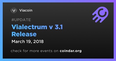 Vialectrum v 3.1 Release