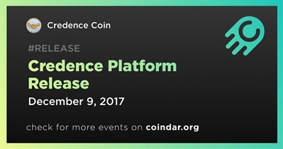 Credence Platform Release