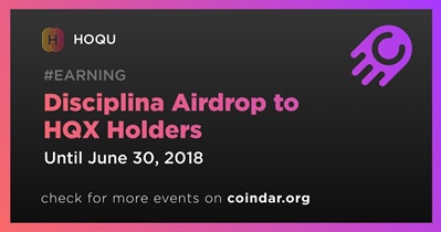 Disciplina Airdrop to HQX Holders