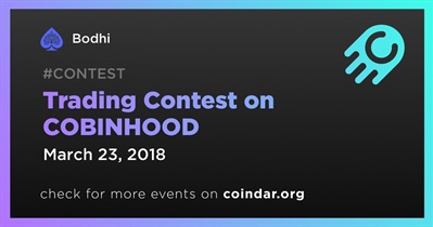 Trading Contest sa COBINHOOD