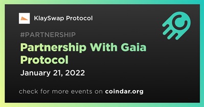 Partnership With Gaia Protocol