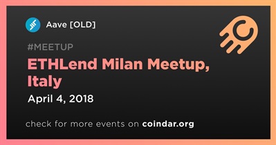 Cuộc gặp gỡ ETHLend Milan, Ý