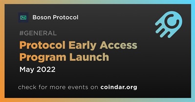 Lanzamiento del programa de acceso anticipado al protocolo