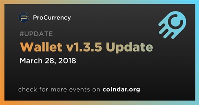 Wallet v1.3.5 Update