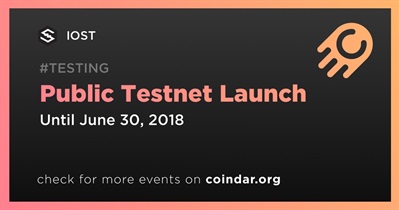 Public Testnet Launch