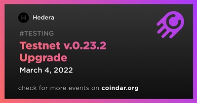 Actualización de Testnet v.0.23.2