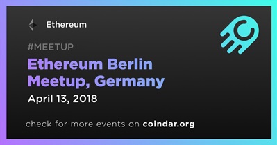 Reunión de Ethereum en Berlín, Alemania